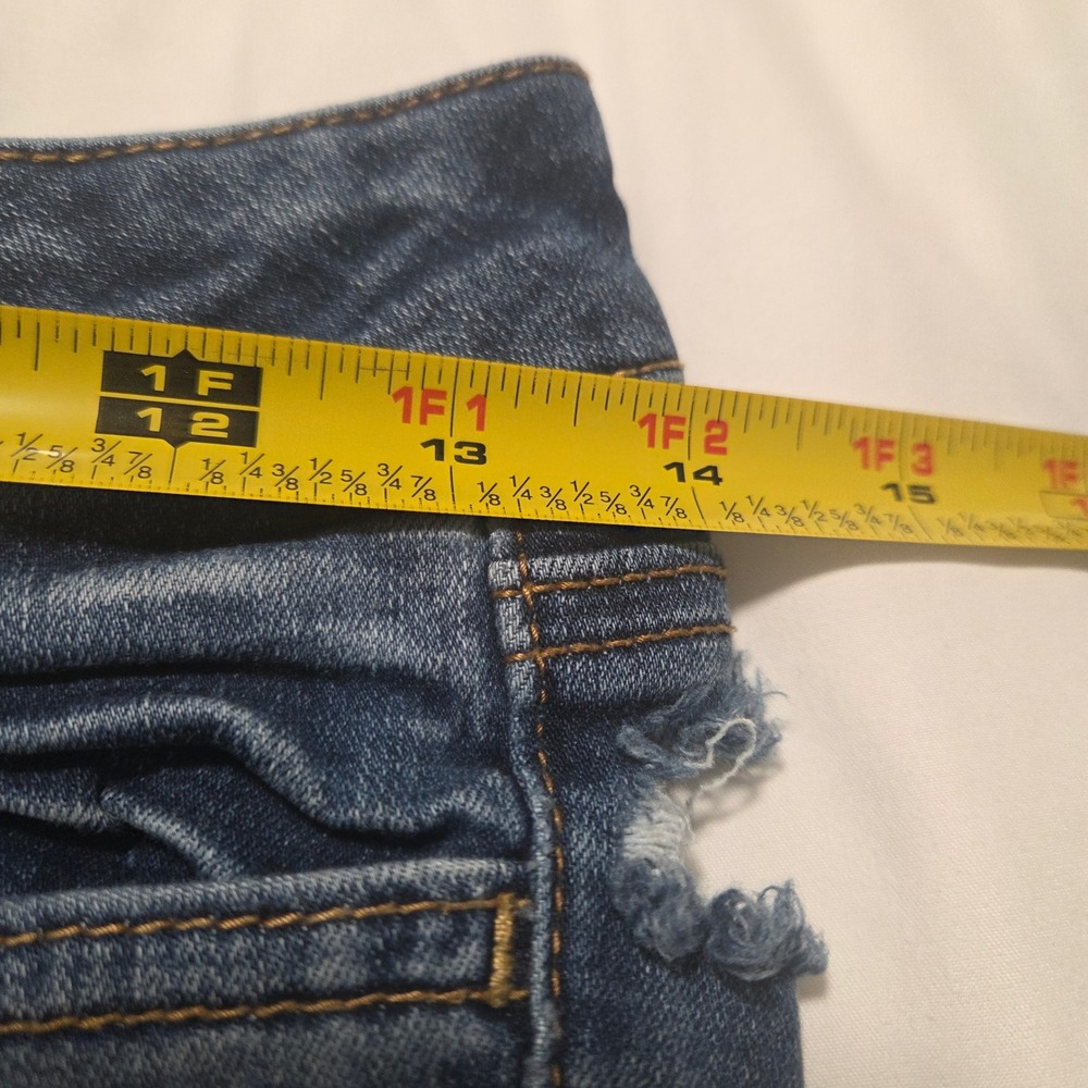 American Eagle Super Stretch Distressed Jegging Jeans Medium Wash Size 2 Regular - Picture 7 of 8